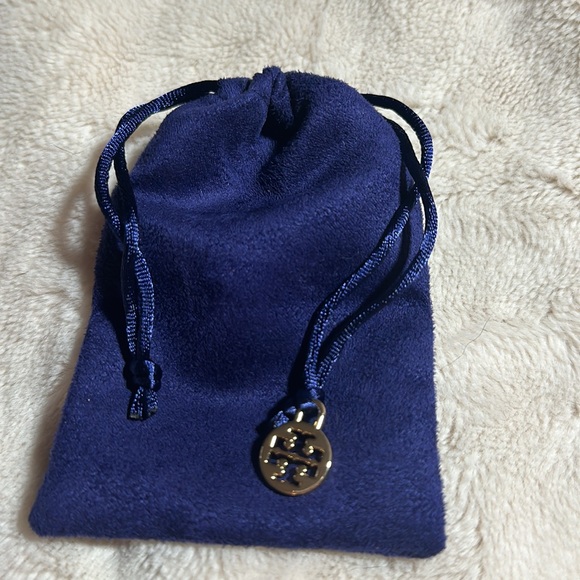 Gold Tory Burch Miller stud earring - Picture 2 of 3